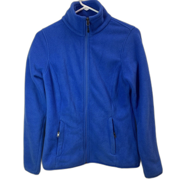 Amazon Essentials Women's Full-Zip Polar Fleece Jacket in Blue, Size XS - Picture 1 of 11